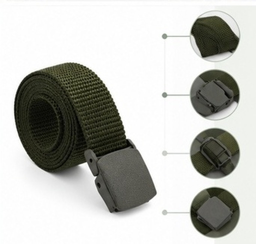 Outdoor Adventure Sports - Cintura tattica da uomo in nylon