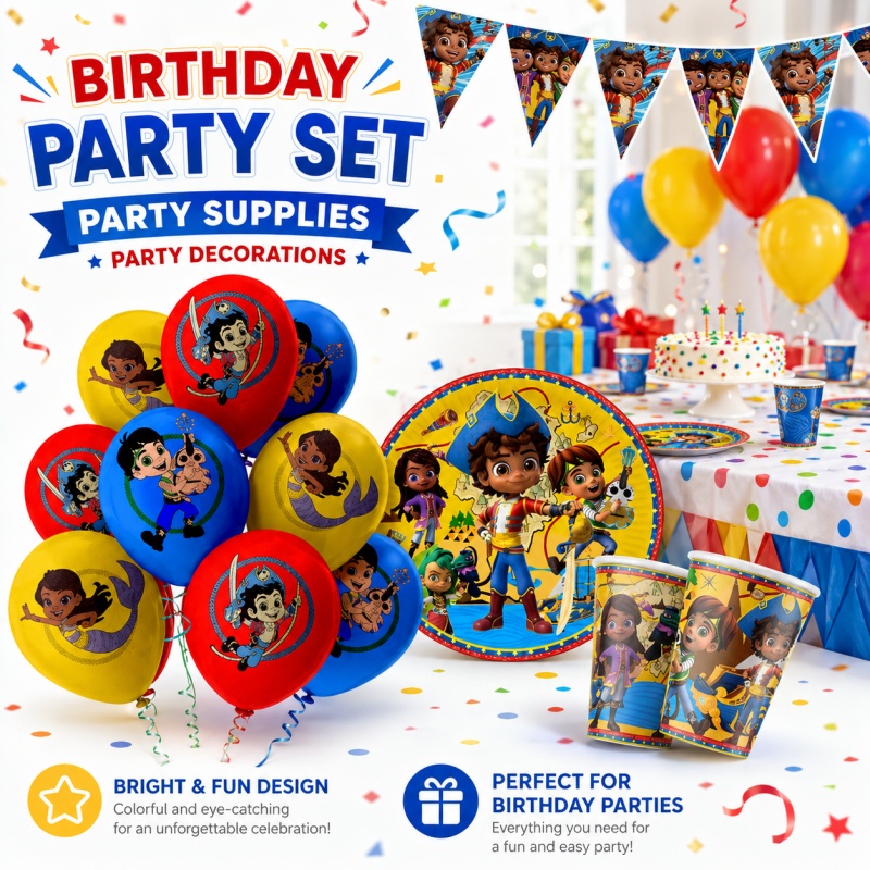 Outdoor Adventure Birthday Party - Decorazione per Festa di Compleanno Santiago