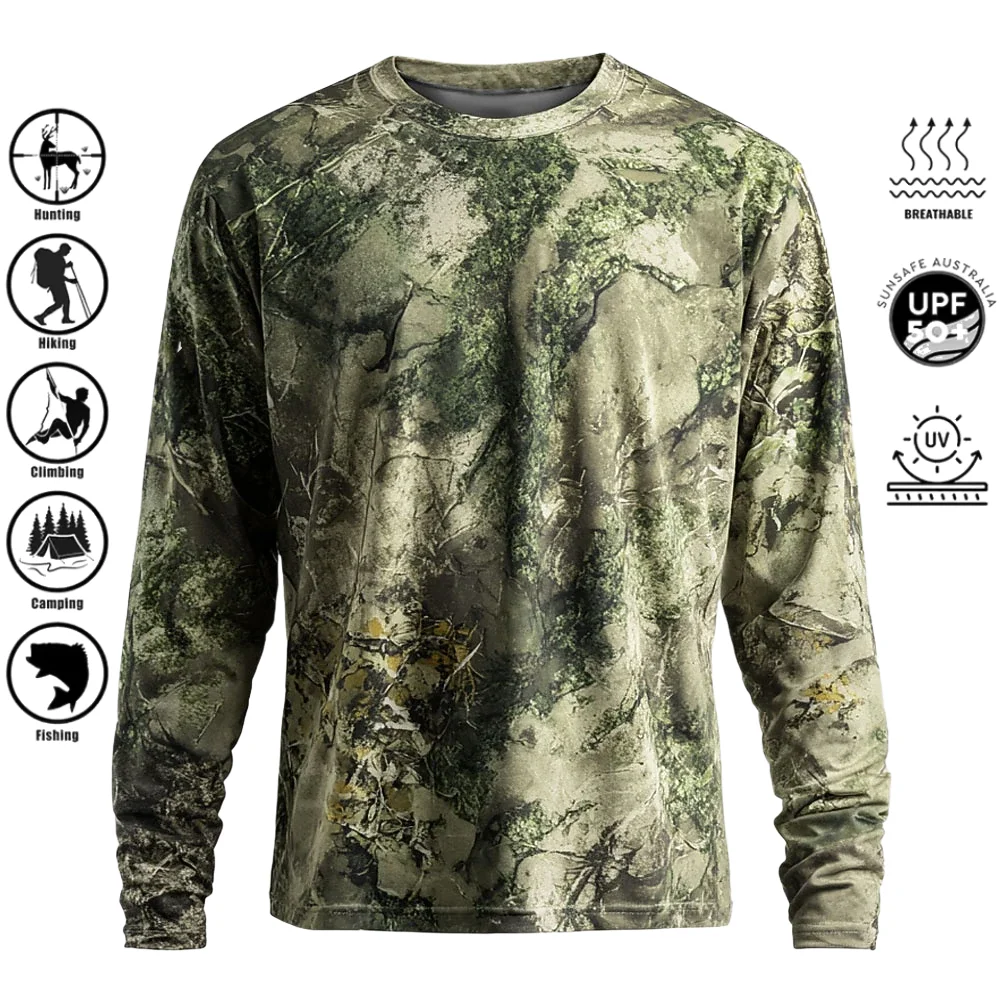Outdoor Adventure Trips - T-shirt da uomo a maniche lunghe