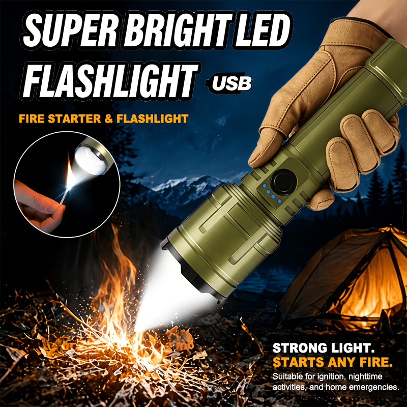 Outdoor Adventure Trips - Torcia con Accendino e Power Bank