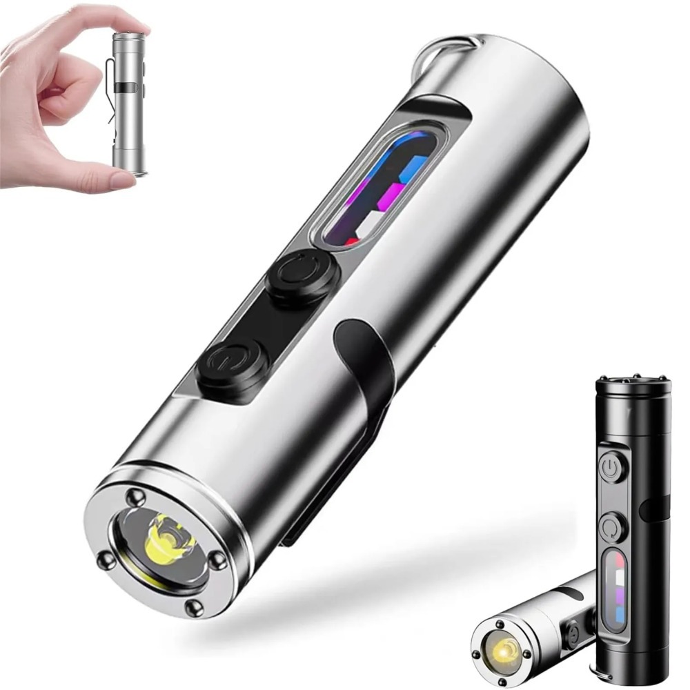 Outdoor Adventure Trips - Torcia LED Mini Portatile EDC Ricaricabile