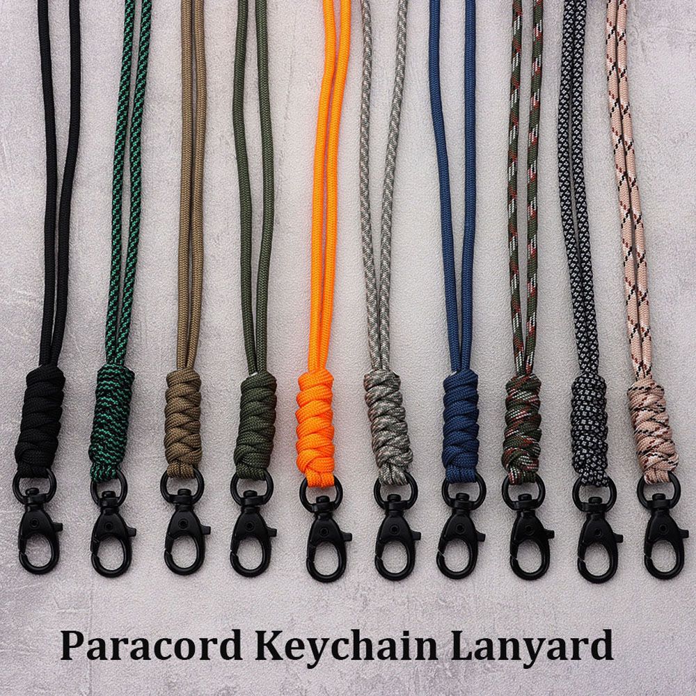 Outdoor Adventure Backpack - Paracord Portachiavi Cordino Fibbia girevole Cavo