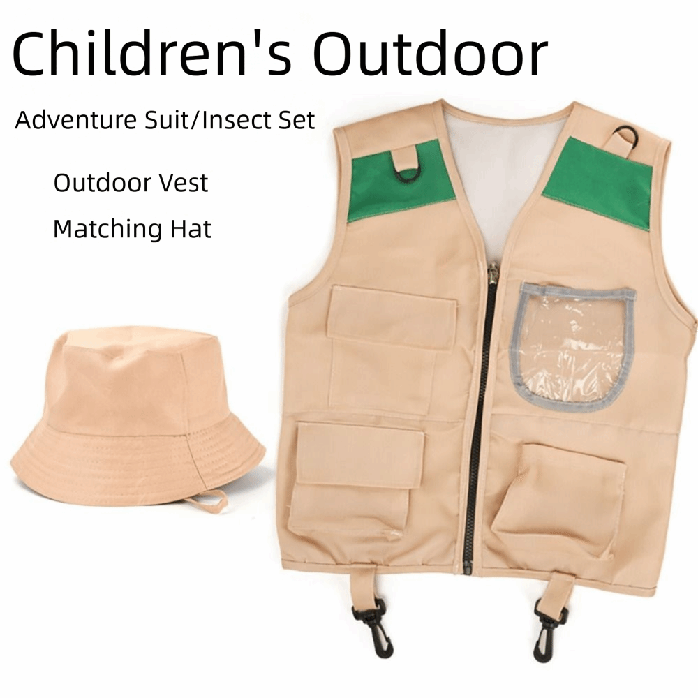 Gilet e cappello da esplorator - Outdoor Adventure Kit For Kids recensione e prezzo