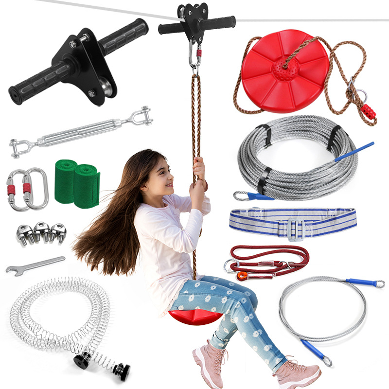 Kit Zipline, Set Carrello per  - Outdoor Adventure Kit For Kids recensione e prezzo