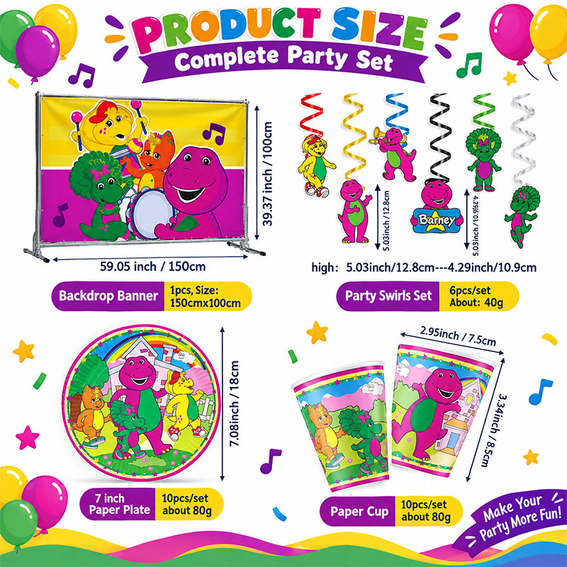 Le avventure di Barney: set di - Outdoor Adventure Birthday Party recensione e prezzo