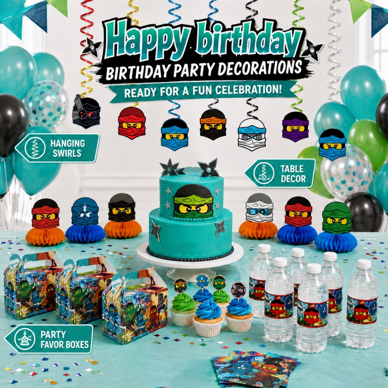 Set di Decorazioni per Festa d - Outdoor Adventure Birthday Party recensione e prezzo
