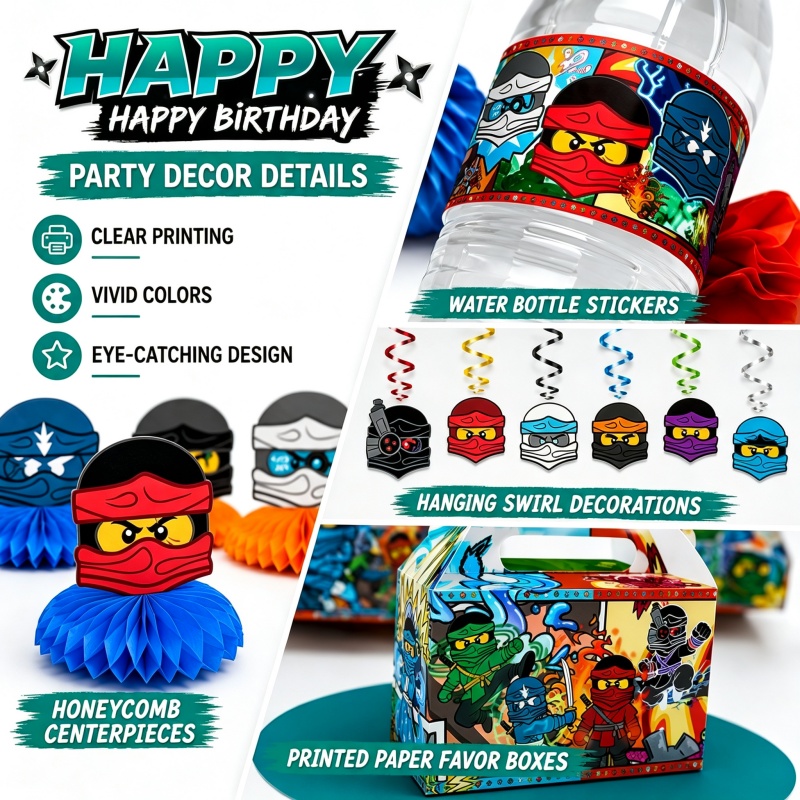 Set di Decorazioni per Festa d - Outdoor Adventure Birthday Party recensione e prezzo